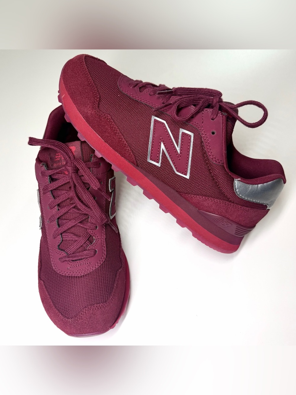 New Balance Men’s 515 Burgundy/Maroon Retro Runner Sneakers Size- 9